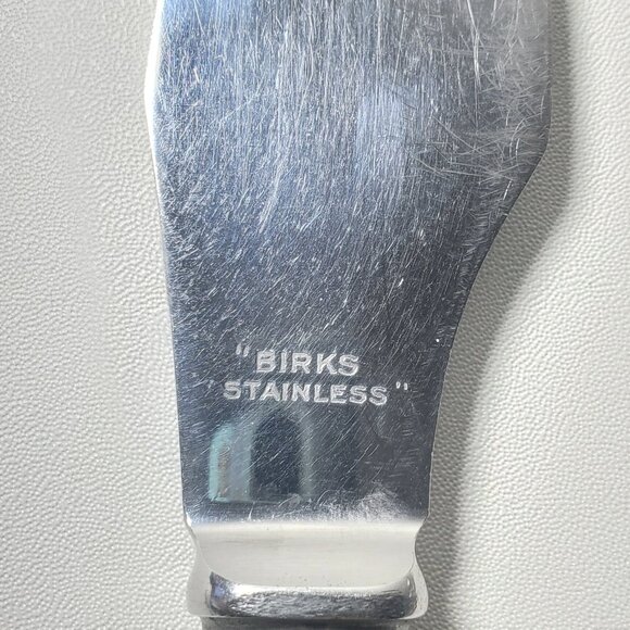 BIRKS Chantilly 3 Piece Carving Set Sterling Handles c1930s-1950s - Picture 8 of 12